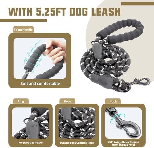 AUROTH Dog Harness and Leash Set Small Sized Dog, No Pull Escape Proof Vest - Image 4