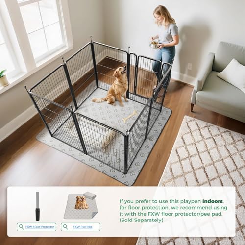 FXW Rollick Dog Playpen, Yard & RV Camping, 8 Panels - Image 2