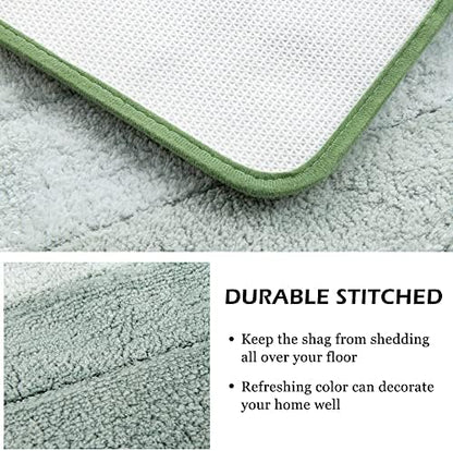 Kmson Ombre Bath Mat for Bathroom, Non Slip Ultra Soft and Thick Water - Image 4