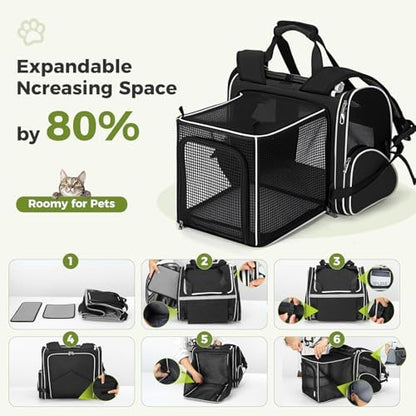 Lekereise Expandable Cat Backpack Carrier - Image 4