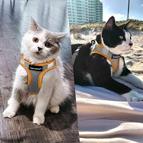 FAYOGOO Cat Harness and Leash Set | Upgrade Step-in Escape Proof Harness | - Image 6