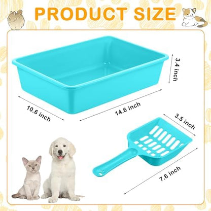 Amyhill 10Pcs Open Cat Litter Box - Image 3