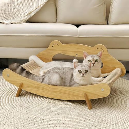 Extra Large Cat Scratcher Bed Lounge by PetZenGarden