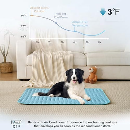 MICROCOSMOS Summer Cooling Mat & Sleeping Pad- Water Absorption Top, Materials - Image 2