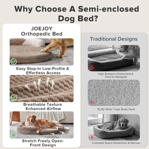 JOEJOY XXL Orthopedic Extra Large Dog Bed - Image 3
