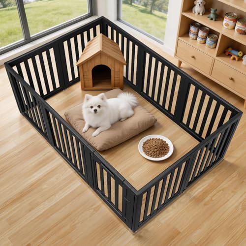 Dog Playpen Indoor, Puppy Playpen, 10 Panels by LoveTail