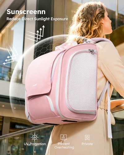 Pecute Cat Backpack Carrier, Large Space Cat Bubble Backpack - Image 5