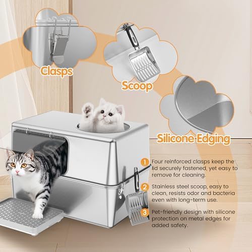 Stainless Steel Litter Box - Image 7