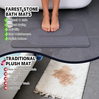 Stone Bath Mat Diatomaceous Earth Shower Mat - Image 5