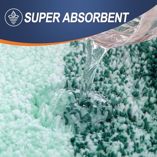 OLANLY Bathroom Runner Rug 47x20, Extra Soft Absorbent Microfiber Bath Rugs - Image 3