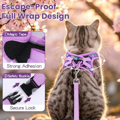 Cat Vest Harness and Leash Set, Escape Proof - Image 6