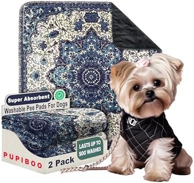 PUPIBOO Washable Pee Pads for Dogs and Cats by PUPIBOO
