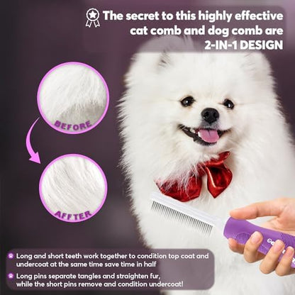 GENPEPADO Grooming Comb for Dogs and Cats - Image 4