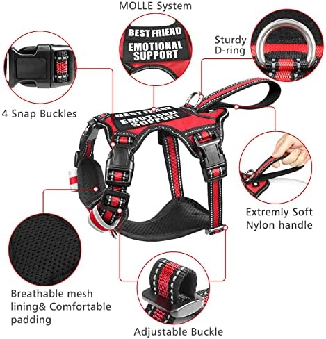 WINSEE Service Dog Vest No Pull Dog Harness - Image 3