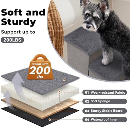 Zerbuger Dog Stairs with Storage - Image 7