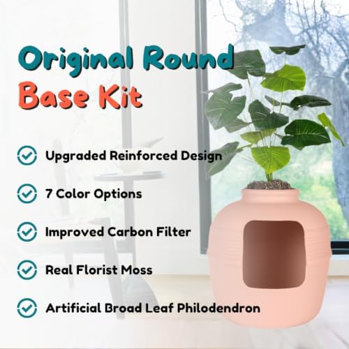 Good Pet Stuff Original Hidden Litter Box Planter, Decorative Cat Litter - Image 3