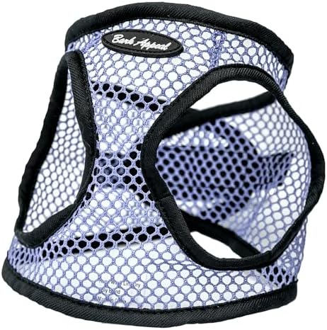 Bark Appeal Lavender Netted Step-in Dog Harness by BarkAppeal