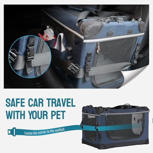 PEGIC 24-inch Rolling Extra Large Cat Carrier - Image 5