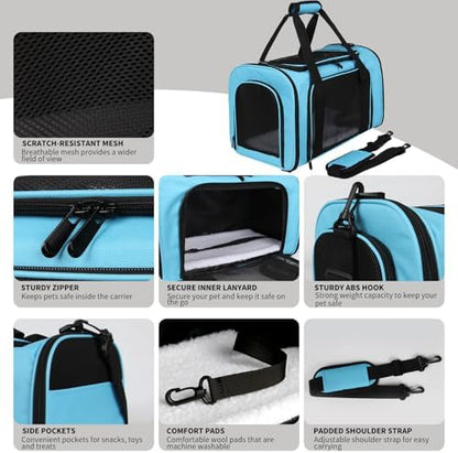 Pet Carriers Soft-Sided Airline Approved Carrier Bag - Image 3