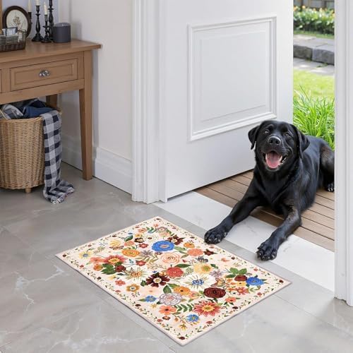 Bath Mat 17x24 Non Slip, Washable Low Pile Area Rug - Image 6