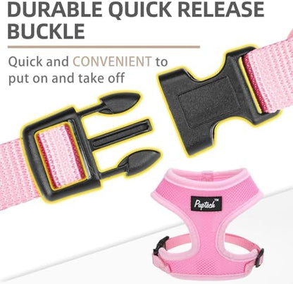 PUPTECK Small Dog Harness and Leash Set No Pull - Image 4