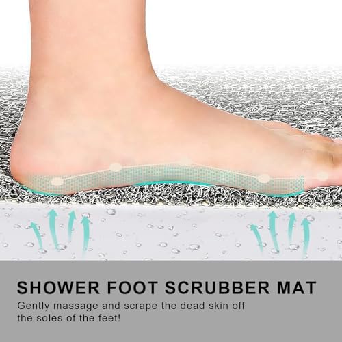 Nonslip Bathtub Mat, Anti Slip Bath Mat 0.6" Extra Thick, Quick Dry Bath Tub - Image 6