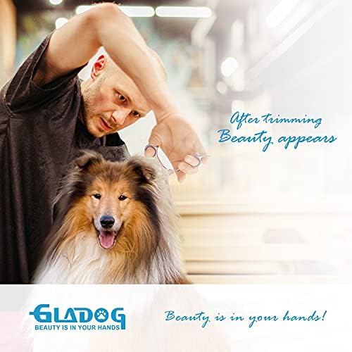 GLADOG Professional 5 in 1 Dog Grooming Scissors Set - Image 6