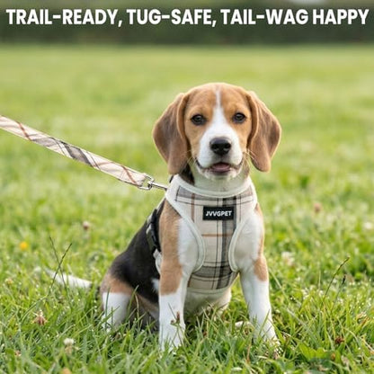 Dog Harness for Small Dogs, Plaid Step-in No Pull Dog Vest Outfit - Image 6