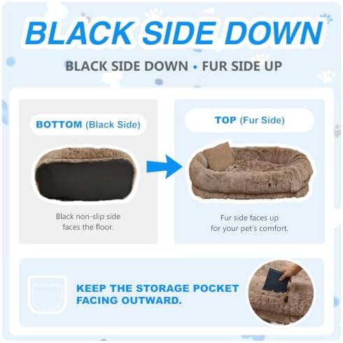 WROS Human Dog Bed for Adult - Image 3