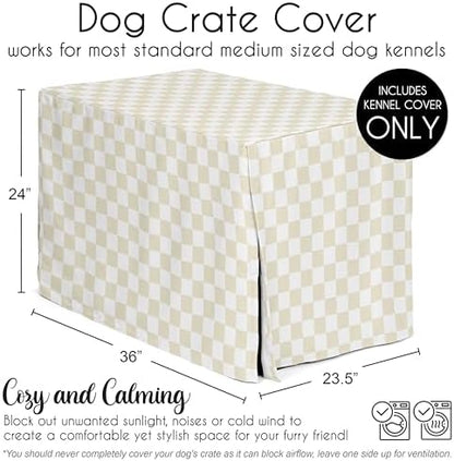 Sweet Jojo Designs 36in. Medium Dog Crate Cover Pet Cage, Kennel Covers - Image 5