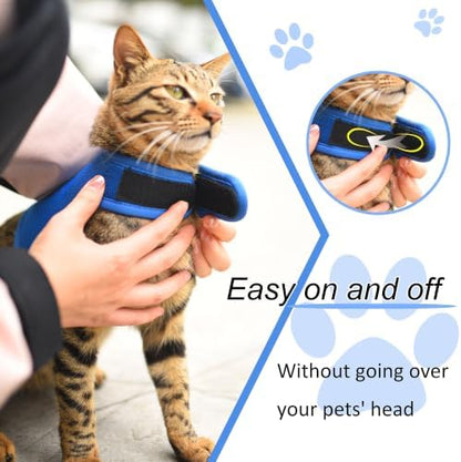 Cat Harness and Leash Set for Walking Escape Proof, Extra Large - Image 5