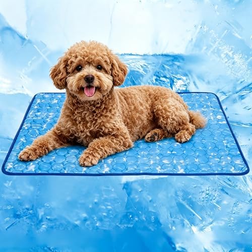 Dog Cooling Mat, Arc-Chill Cooling Fiber Self-Cooling Pad by mcgskl