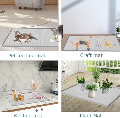 Cat Litter Mat, Silicone Large Cat Mat - Image 7
