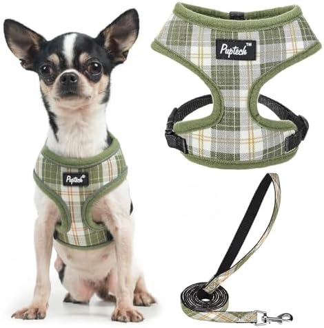 PUPTECK Small Dog Harness and Leash Set No Pull by PUPTECK