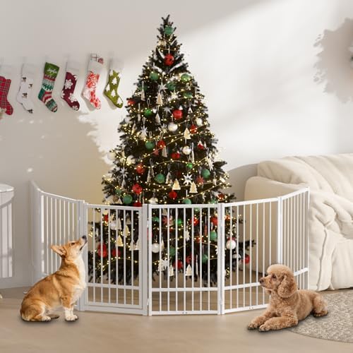 SNUOWU Full Metal Freestanding Dog Gate - Image 2