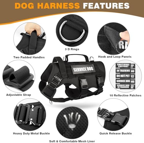 WINSEE Tactical Dog Harness - Image 3