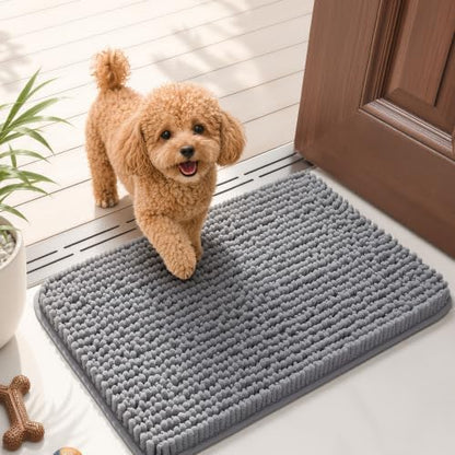 Ophanie Dark Grey Door Mat 24x17, Muddy Mats by Ophanie