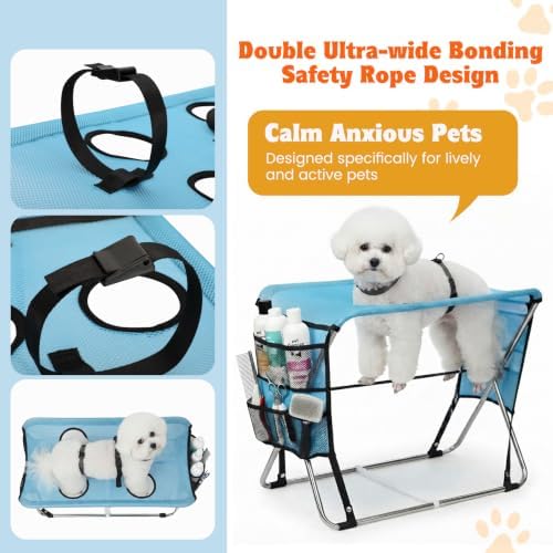 Foldable Pet Grooming Hammock for Small Dogs & Cats - 30lb - Image 6