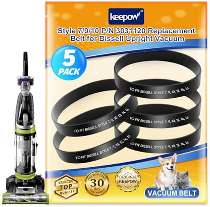 KEEPOW Replacement Belt for Bissell Style 7/9/10 P/n 3031120 by KEEPOW