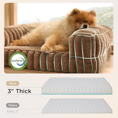 Bedsure ComfyFleece® Memory Foam Orthopedic XL Dog Bed - Image 4