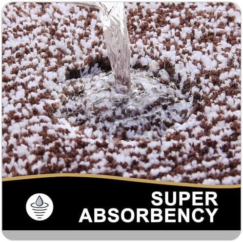 OLANLY Small Bathroom Rugs 24x16, Absorbent Microfiber Bath Rugs - Image 4