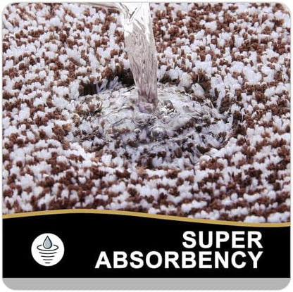OLANLY Small Bathroom Rugs 24x16, Absorbent Microfiber Bath Rugs - Image 4