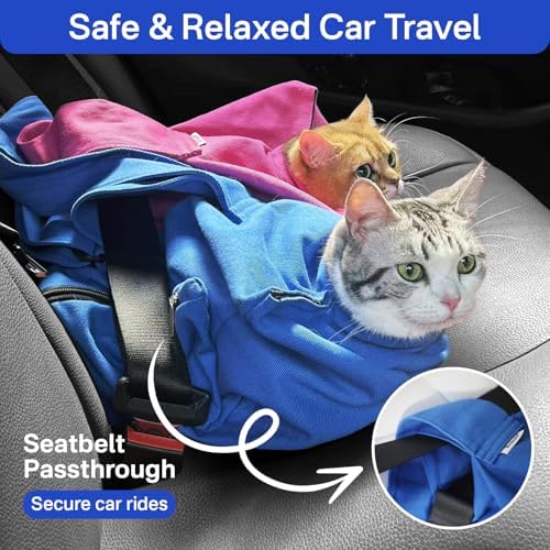 Cat Carrier Pouch for Medium Cats 10–20 lbs, Soft Cat Carrier - Image 5