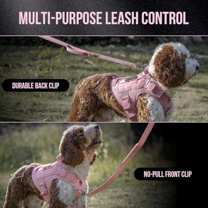 OneTigris Tactical Dog Harness Vest No-Pull Service Dog Vest - Image 6