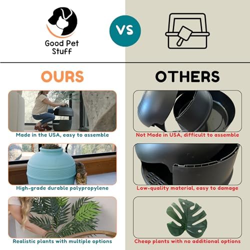 Good Pet Stuff Original Hidden Litter Box Planter, Decorative Cat Litter - Image 5