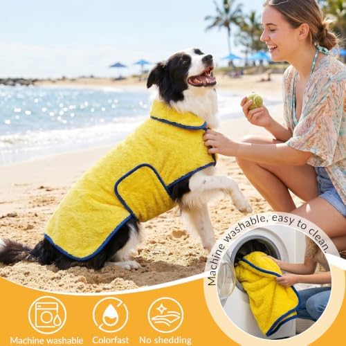 Bienbee Dog Bathrobe, Super Absorbent - Image 5