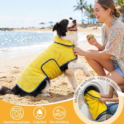 Bienbee Dog Bathrobe, Super Absorbent - Image 5