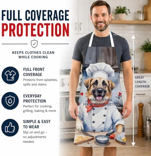 Caroline's Treasures Anatolian Shepherd The Chef Apron Cooking Kitchen Server - Image 3
