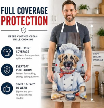 Caroline's Treasures Anatolian Shepherd The Chef Apron Cooking Kitchen Server - Image 3