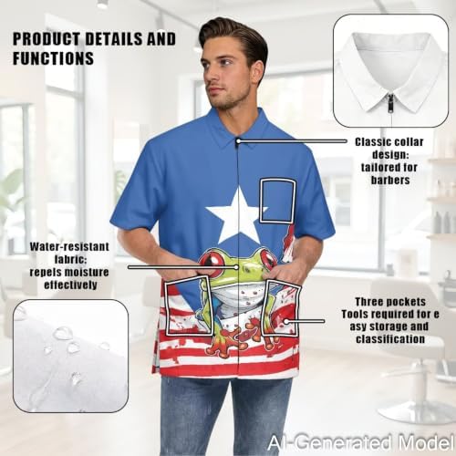 Professional Grooming Smock Unisex, Water Resistant Anti-Static - Image 5